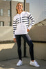 Elite Hoodie - White / Navy Stripe *Preorder now with 10% discount - February Delivery