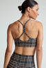 SoftMark Slim Racerback Bra - Preppy Plaid