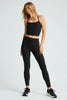 High Waisted Midi Leggings - Darkest Night *Restocks in February