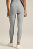 High Waisted Midi Leggings - Silver Mist