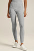 High Waisted Midi Leggings - Silver Mist