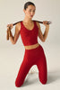 Good Day Cropped Tank - Ruby Red