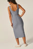 Inspire Midi Dress - Cloud Grey